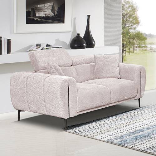 SEVILLE Kαναπές 2Θέσιος Σαλονιού - Καθιστικού, Teddy Ύφασμα Μπεζ Ε-00026544 Ε9509,21