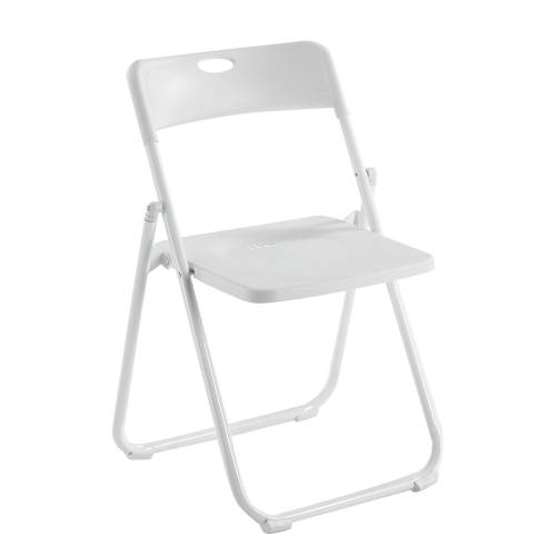 WENDY Καρέκλα Πτυσσόμενη, Μέταλλο Βαφή Άσπρο, PP Απόχρωση Άσπρο Ε-00026627 Ε5571,4