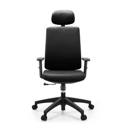 BF8200 Πολυθρόνα Γραφείου Διευθυντή, Pu Μαύρο Ε-00026641 ΕΟ623,1