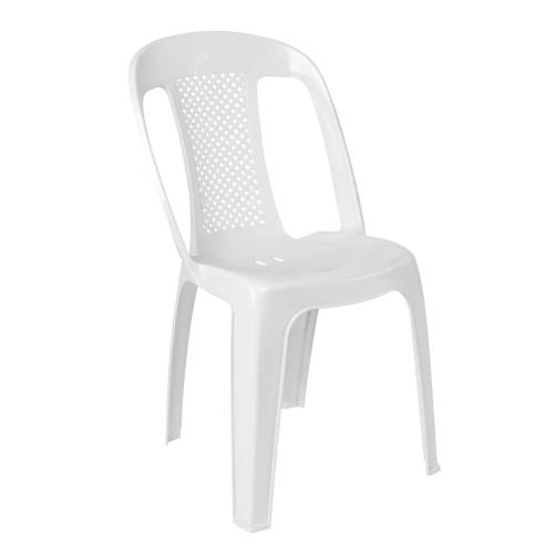 ELECTRA Καρέκλα Στοιβαζόμενη, ΡΡ Άσπρο Ε-00026779 Ε3002,1