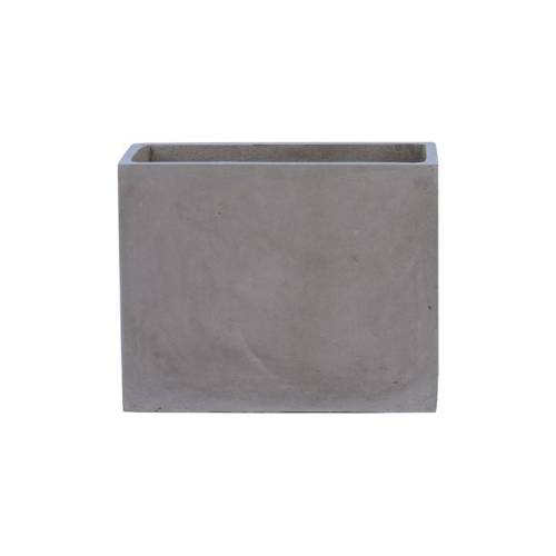 FLOWER POT-2 Cement Grey 50x20x40cm Ε-00023194 Ε6301,A