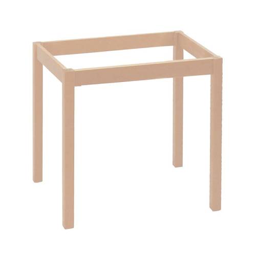 ΚΑΦΕΝΕΙΟΥ Βάση Τραπεζιού Οξιά Λυόμενο για Επιφάνεια 60x60cm, Άβαφο Ρ-00026702 Ρ415,0