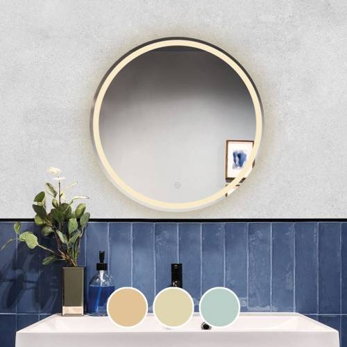 LED-2 Καθρέπτης Τοίχου - Φωτιζόμενος - Αφής, με 3 επιλογές εναλλαγής χρωμάτων Ε-00026302 Ε7180,21