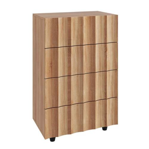 MOTION Συρταριέρα με 4 Συρτάρια, Απόχρωση Φυσικό Ε-00026065 Ε7502,1