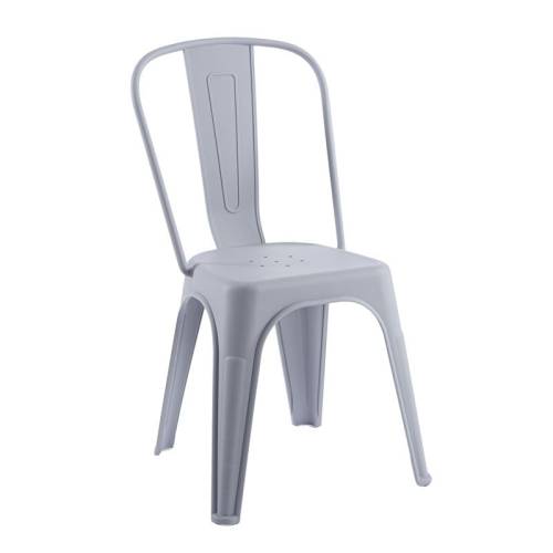 RELIX PP Καρέκλα Στοιβαζόμενη, PP Απόχρωση Γκρι Ε-00026601 Ε51910,4