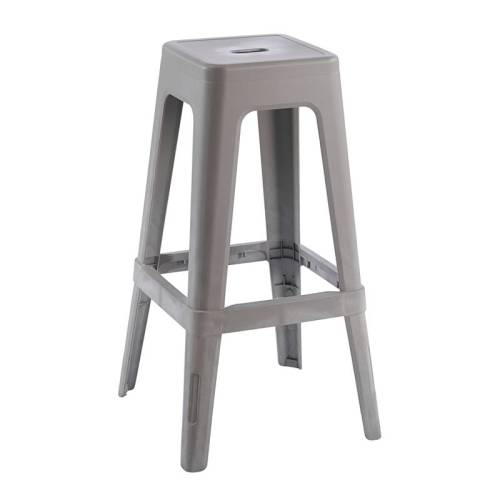 RELIX PP Σκαμπό BAR Στοιβαζόμενο, PP Απόχρωση Sand Beige Ε-00026541 Ε51900,5