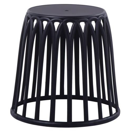 SABA Σκαμπό, Στοιβαζόμενο, PP-UV Μαύρο Ε-00021590 Ε383,2