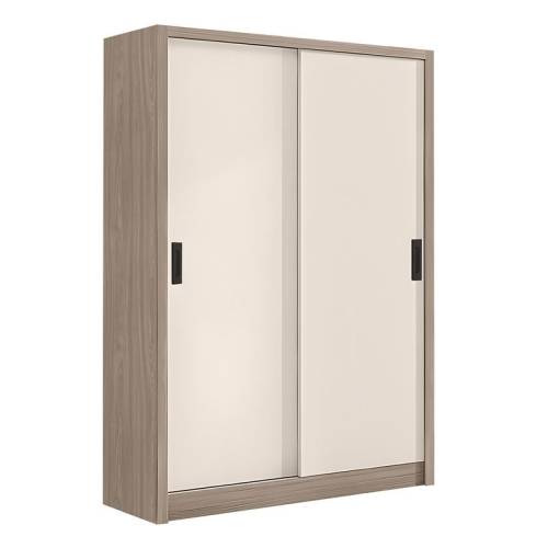 VANITY Ντουλάπα Δίφυλλη - Συρόμενη, Αποχρώσεων Sonoma Oak & Cream Ε-00025941 Ε7354,2