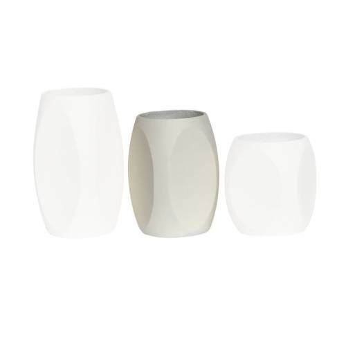 VASE-4 Βάζο Cement, Απόχρωση Beige Φ33x51cm Ε-00025133 Ε6404,Β