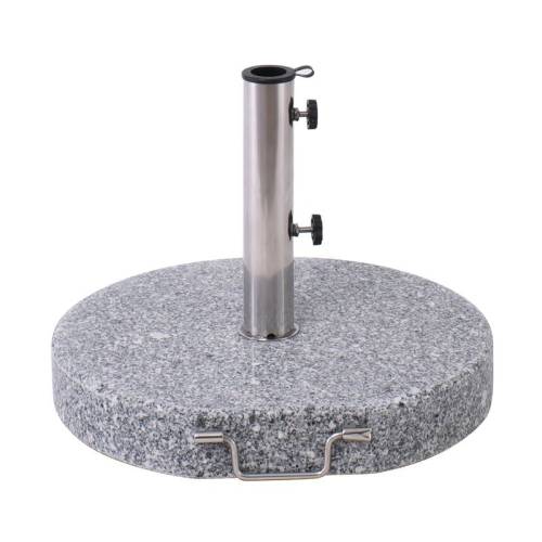 ΒΑΣΗ ομπρέλας στρογγυλή Γρανίτης/Inox #304 (40Kg) Ε-00025732 Ε933