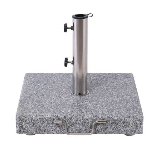 ΒΑΣΗ ομπρέλας τετράγωνη Γρανίτης/Inox #304 (40Kg) Ε-00025731 Ε932