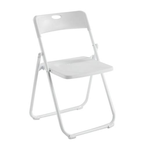 WENDY Καρέκλα Πτυσσόμενη, Μέταλλο Βαφή Άσπρο, PP Απόχρωση Άσπρο Ε-00026627 Ε5571,4