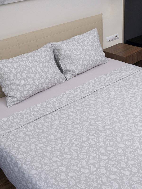 Σετ Σεντόνια Cotton Feelings 1232 Grey