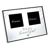 ΔΙΠΛΗ ΓΥΑΛΙΝΗ ΚΟΡΝΙΖΑ 29x20EK YOU ARE BEAUTIFUL