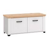 ΕΠΙΠΛΟ ΕΙΣΟΔΟΥ VALENCIA ΚΟΜ ΛΕΥΚΟ-ARTISAN OAΚ-ΛΕΥΚΟ ΜΑΤ 103.5*41*47.5εκ