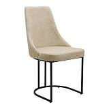 ΚΑΡΕΚΛΑ ΤΡΑΠΕΖΑΡΙΑΣ Fylliana Maggie ΜΠΕΖ ΧΡΩΜΑ ΥΦΑΣΜΑΤΟΣ 47x52x91εκ