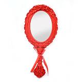 ΚΑΘΡΕΦΤΗΣ ΧΕΙΡΟΣ POLYRESIN Fylliana ΚΟΚΚΙΝΟΣ 29*12.5 14CM3522-1