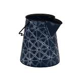 ΜΕΤΑΛΛΙΚΗ ΔΙΑΚΟΣΜΗΤΙΚΗ ΚΑΝΑΤΑ Fylliana ΜΠΛΕ ΧΡΩΜΑ 17,5x20,5x20εκ