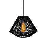 ΜΟΝΟΦΩΤΟ Fylliana Cordon 4 ΜΑΥΡΟ ΧΡΩΜΑ 35x30εκ E27