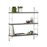 ΤΡΙΠΛΟ ΡΑΦΙ ΤΟΙΧΟΥ Fylliana "Elmira" ΚΑΡΥΔΙ 67*15*56