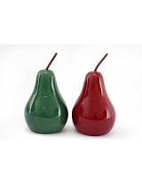 Αχλάδι κεραμ.διακοσμ.κόκκινο ή πράσινο 9Χ16,5