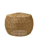 Φωτιστικό καπέλο οροφής μπουλ τεχνητή raffia καφέ χρ. 55Χ40