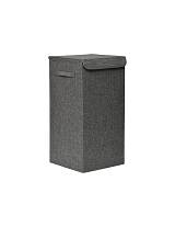 Καλάθι απλύτων υφασμ.γκρι 30.5X30.5X60