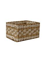 Καλάθι ψάθινο white rush 20Χ15Χ10