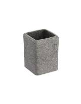 Ποτήρι μπάνιου polyresin γκρι