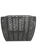Καλάθι κασπώ βαμβ.2χρωμο μαύρο 55Χ47Χ41