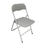 ΜΕΤΑΛΛΙΚΗ ΑΝΑΔΙΠΛΟΥΜΕΝΗ ΚΑΡΕΚΛΑ Fylliana 758 ΓΚΡΙ ΧΡΩΜΑ 43x44x78εκ