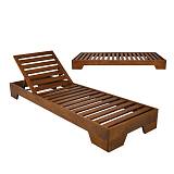 VERANO Ξαπλώστρα (A) Καρυδί Οξιά Ε-00019491 Ε225,11