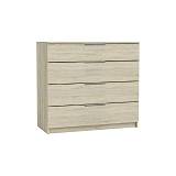 DRAWER Συρταριέρα με 4 Συρτάρια, Απόχρωση Sonoma Ε-00022033 Ε759,2