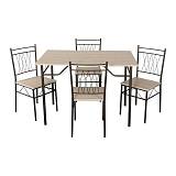 ΣΕΤ ΤΡΑΠΕΖΑΡΙΑΣ Fylliana 1125 SONOMA ΜΕ ΚΑΦΕ ΣΚΕΛΕΤΟ 112x72x75εκ