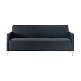 STYLE Καναπές Σαλονιού Καθιστικού, 2Θέσιος, Pu Μαύρο K/D Ε-00018717 Ε948,22