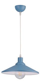 Φωτιστικό μονόφωτο παιδικό αλουμίνιο γαλάζιο/λευκό Ε27 Φ33