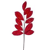 ΚΟΚΚΙΝΟ ΒΕΛΟΥΔΟ GLITTER ΦΥΛΛΟ ΚΛΑΔΙ 65ΕΚ