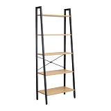 ΒΙΒΛΙΟΘΗΚΗ-ΡΑΦΙΕΡΑ ΜΕ 5 ΡΑΦΙΑ Fylliana Fonzy SONOMA ΧΡΩΜΑ 64x34x164εκ