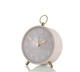 Επιτραπέζιο ρολόι ξυπνητήρι σε απαλό ροζ χρ.,10cm CL355