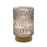 ΓΚΡΙ ΓΥΑΛΑ ΜΕ 10 LED ΣΥΡΜΑ 8.5Χ13ΕΚ