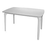 DALIN Τραπέζι Τραπεζαρίας- Κουζίνας, Ξύλο Άσπρο-Επιφάνεια Sintered Stone White Marble Ε-00025201 Ε796,1