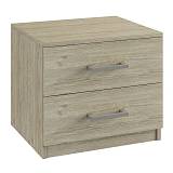 DEVON Κομοδίνο με 2 Συρτάρια, Απόχρωση Sonoma Ε-00025302 Ε756,2