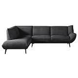 EMERALD Καναπές Σαλονιού Δεξιά Γωνία, Ύφασμα Ανθρακί Ε-00024954 Ε9419,31