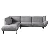EMERALD Καναπές Σαλονιού Δεξιά Γωνία, Ύφασμα Γκρι Ε-00024952 Ε9419,21