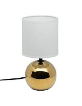 Πορτατιφ κεραμ.χρυσό με καπελο 13Χ24,7