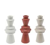 Κεραμικό κηροπήγιο σε 3 χρ.,18cm HE492
