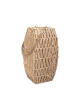 Φανάρι τεχν.Raffia φυσικό Φ18,5Η30.5cm