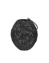 Φανάρι τεχν.Raffia μαύρο Φ27Η29,5cm