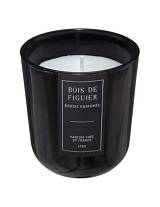 Ποτήρι γυαλ.μαύρο/αρωμ.κερί fig 7,8x8,5 cm