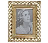 Φωτο/θήκη,polyresin χρυσή 13x18cm KO189